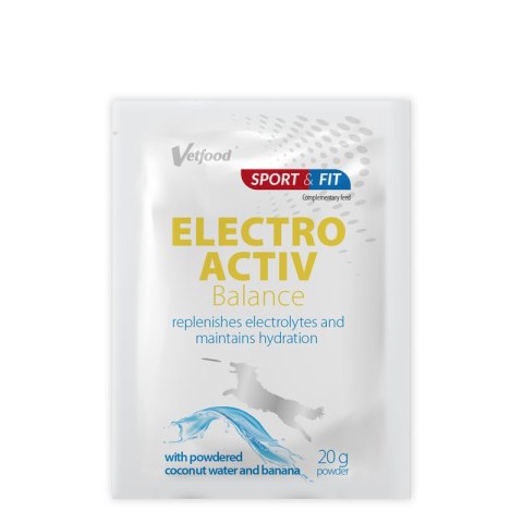 Electroactiv Balance - Banan (saszetka 20 g) Vetfood Electroactiv Balance - Banan (saszetka 20 g) Vetfood