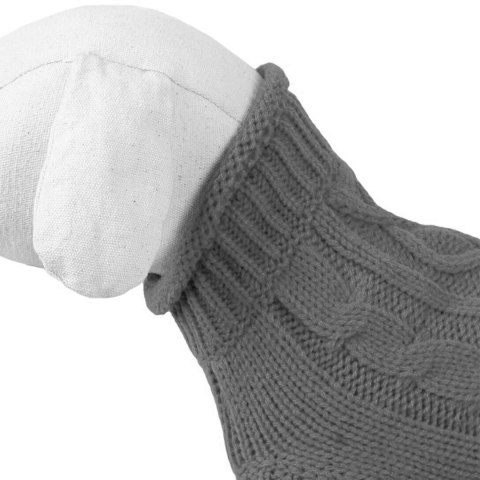 52XL sweterek szary warkocze XL-40 cm 52XL sweterek szary warkocze XL-40 cm