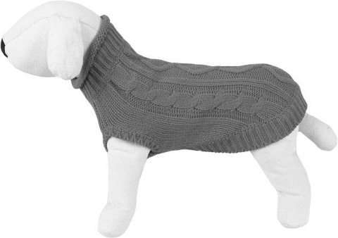 52XL sweterek szary warkocze XL-40 cm 52XL sweterek szary warkocze XL-40 cm