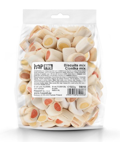 Ciastka dla psa - Mix 500g Happet Ciastka dla psa - Mix 500g Happet
