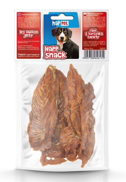 Filet z kurczaka Happet GM35 twardy 100g Filet z kurczaka Happet GM35 twardy 100g