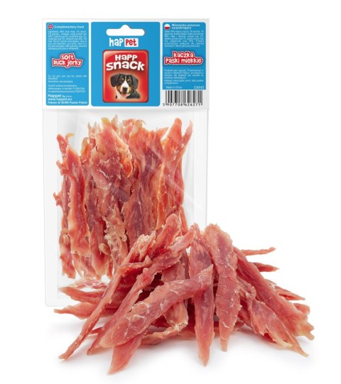 Kaczka paski Happet miękkie 100g Kaczka paski Happet miękkie 100g
