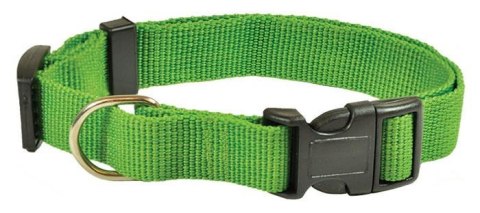 Obroża gładka Happet SU24 zielona 2.5cm Obroża gładka Happet SU24 zielona 2.5cm