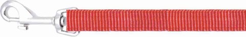 Smycz gładka Happet SS14 czerwona 2.5cm Smycz gładka Happet SS14 czerwona 2.5cm