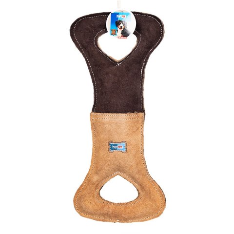 Zabawka kość Happet Z683 skóra naturalna 42cm Zabawka kość Happet Z683 skóra naturalna 42cm