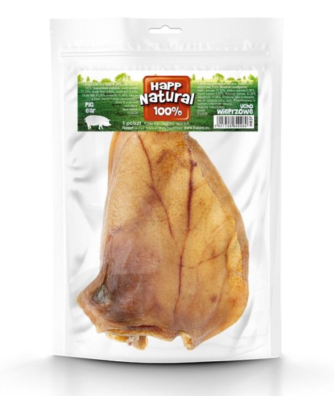 Wieprzowe ucho naturalne 100% 1szt. Wieprzowe ucho naturalne 100% 1szt.